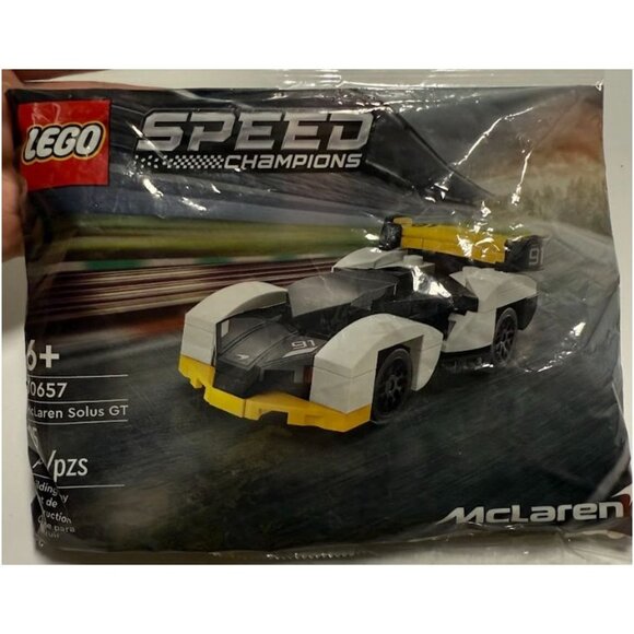 LEGO Speed Champions McLaren Solus GT Race Car Toy 30657 Polybag - Picture 2 of 4